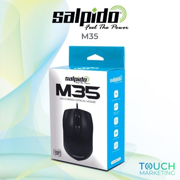 Salpido M35 USB coede optical Mouse - Image 2