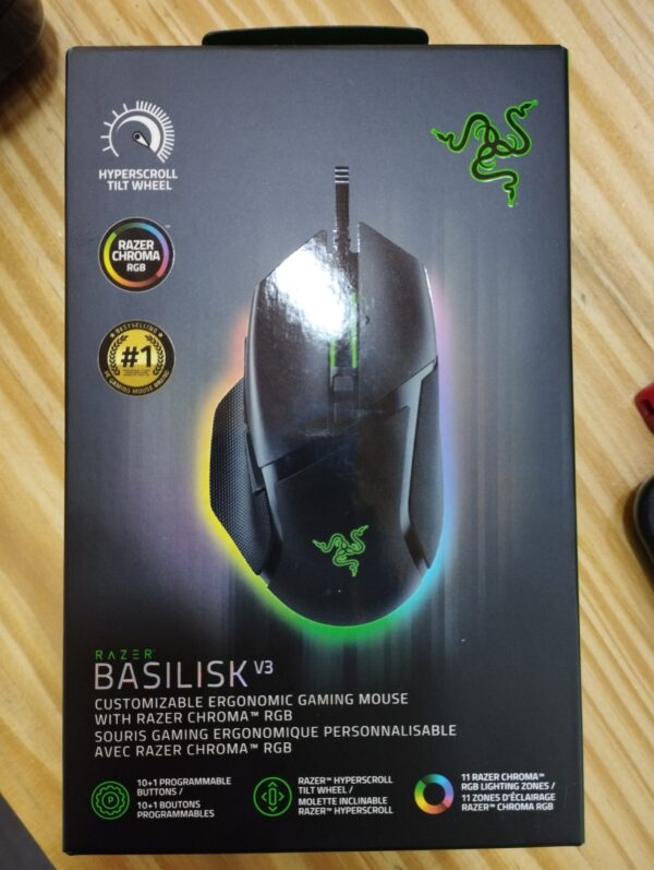Razer Basilisk V3 Customizable Ergonomic Wired Gaming Mouse - Image 2