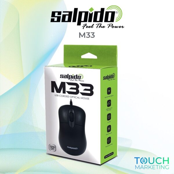 Salpido M33 USB corded optical mouse - Image 2