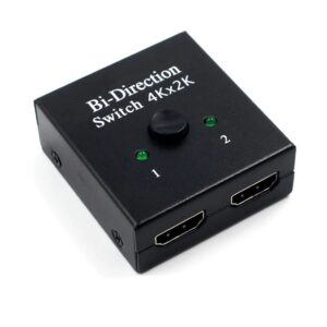 4K HDMI-compatible Switch 2 Ports Bi-directional Switcher