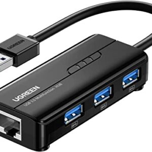 UGREEN USB 3.0 HUB WITH GIGABIT ETHERNET ADAPTER - 20265