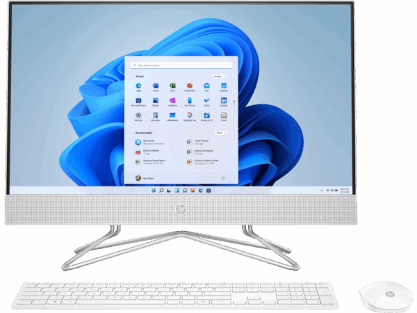 HP AIO 24CB-1025NH | I5-1235U | 8GB RAM  | 512 SSD | 24"NON-TOUCH | Pre-Installed Windows 10 Pro (WHITE)
