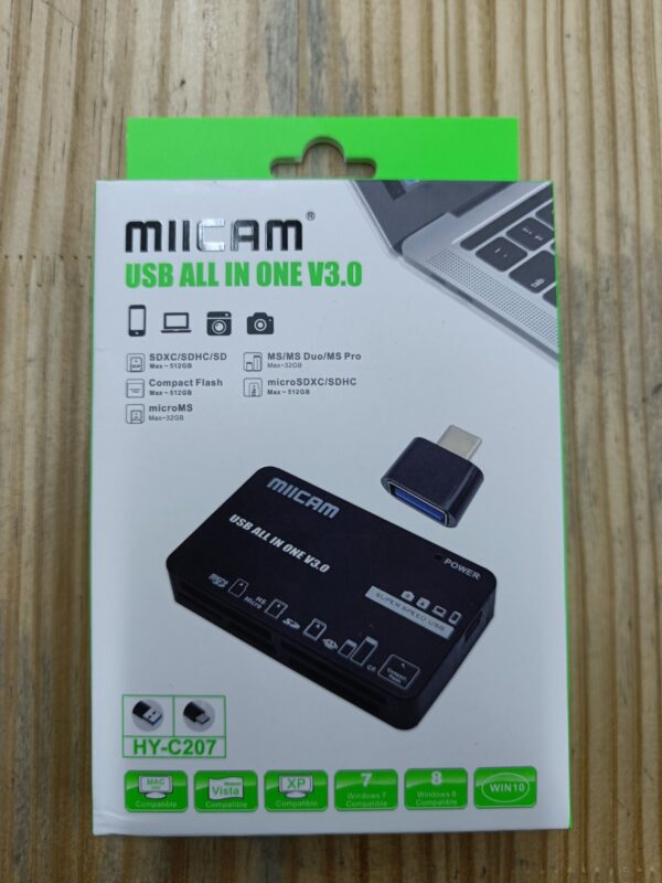 MIICAM USB ALL IN ONE V3.0 CARD READER