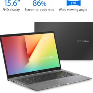 ASUS VivoBook S15 S533 Thin and Light Laptop, 15.6”, Intel Core i7-1165G7,16GB DDR4 RAM, 512GB PCIe SSD, Windows 10 Home
