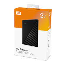 WD 2TB MY PASSPORT EXTERNAL HARD DRIVE