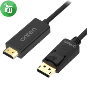 ONTEN DP ( MALE ) TO HDMI (MAE ) CABLE 1.8 M