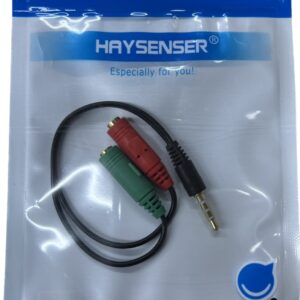 Haysenser Headphone Splitter, CableCreation 3.5mm Stereo Audio Y Splitter Cable