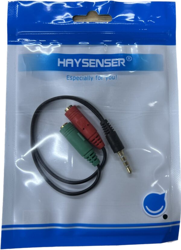 Haysenser Headphone Splitter, CableCreation 3.5mm Stereo Audio Y Splitter Cable
