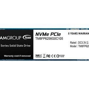 TEAMGROUP 256GB NVMe PCIe M.2 Internal SSD