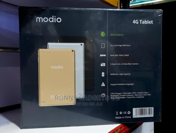 MODIO  M21 10.1" | 6GB RAM | 256GB ROM | ANDROID 5MP+ 13 MP