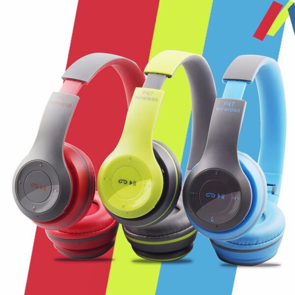 P47 Power Bass Foldable Bluetooth Wireless Headset