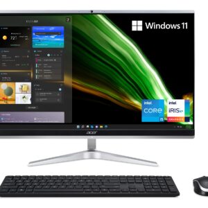 Acer Aspire C24-1650 All-in-One Computer | Intel Core i3-1115G4 | 8GB RAM | 1TB HDD | 23.8"HD, | Windows 11