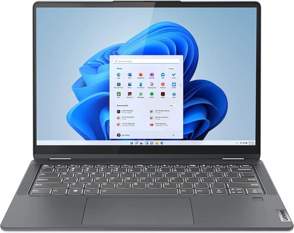 Lenovo Flex 5 Laptop, 14.0" FHD Touch Display, AMD Ryzen 5 5500U, 16GB RAM, 512GB Storage, AMD Radeon Graphics, Windows 11 Home, Graphite Grey