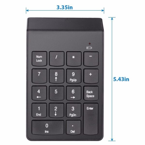 18 Keys Wired Number Keyboard - Image 2