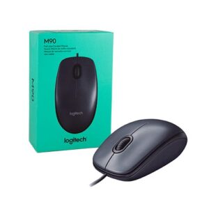 Logitech M90 Mouse USB Optical Black 2 Buttons 1000 dpi