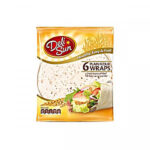 DELI SUN 6 PLAIN FLOUR WRAPS 24CM 360GM