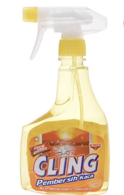 Image/4520411 Glass Cleaner CLING Yellow 440ML - Image 1