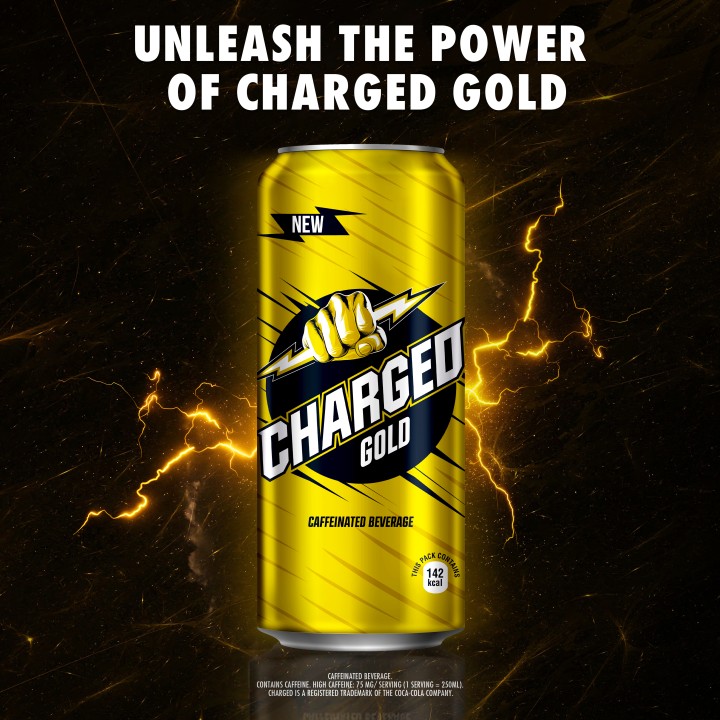 Image/4822866 CHARGED GOLD ENERGY DRINK 24X250ML - Image 1