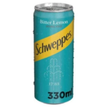 SCHWEPPES BITTER LEMON 330ML CAN