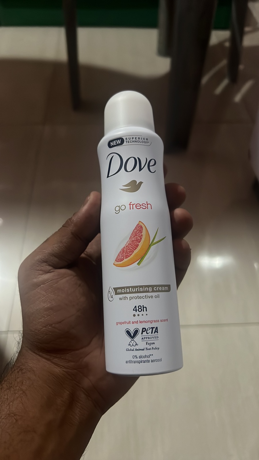 Image/2535082 Dove Deo Body Spray Go Pomelo Grapefruit & Lemon 150ML - Image 1