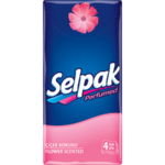 Selpak Hanky Scented Flower 4ply 10 Pkt x 10's 10 Pcs