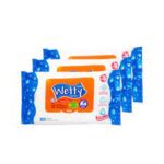 WETTY WET WIPES FRAGRANCE FREE (80'S)